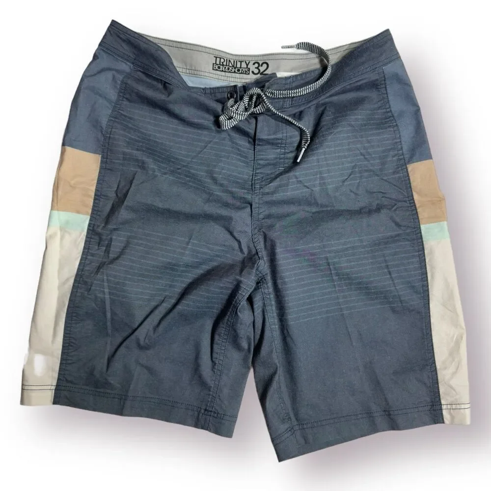 Trinity‎ Men’s Board Shorts 32” Multi Color Swim Beach Wear